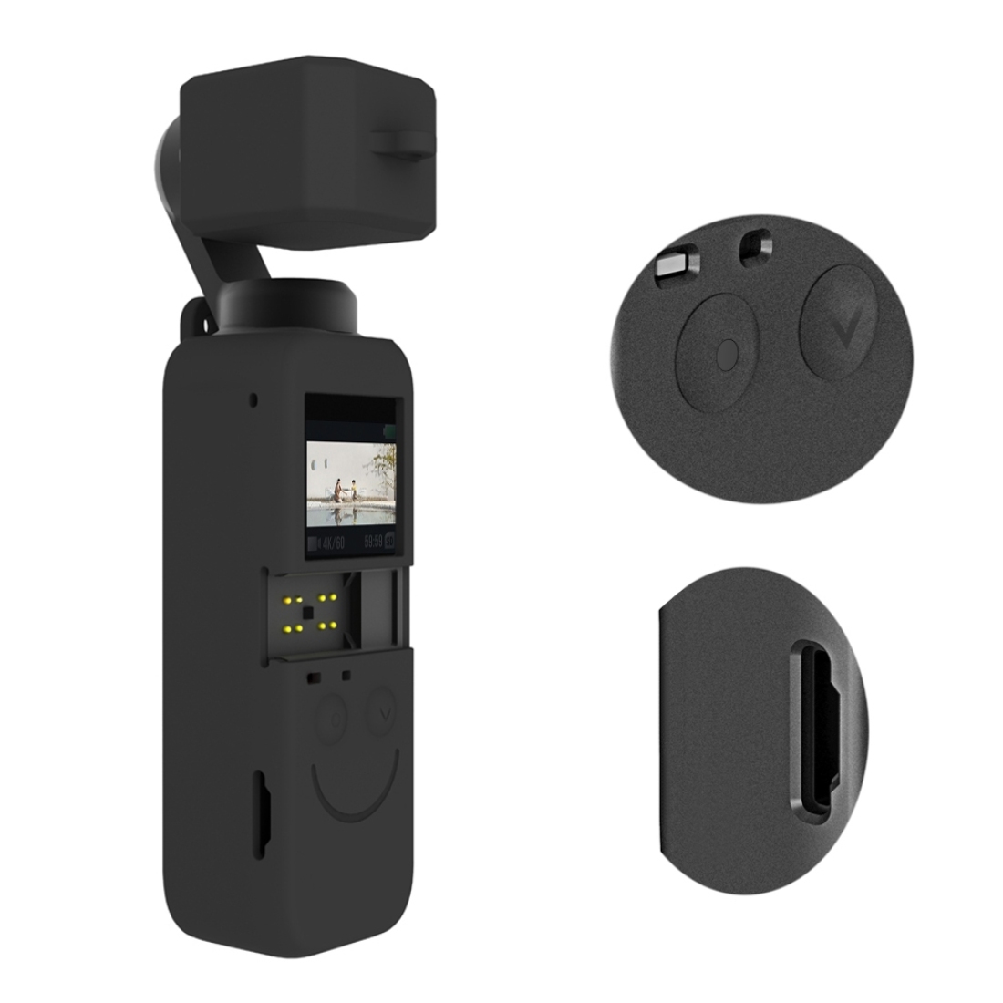 PULUZ-funda protectora de sili - Drone Gimbal Case reseña y precio