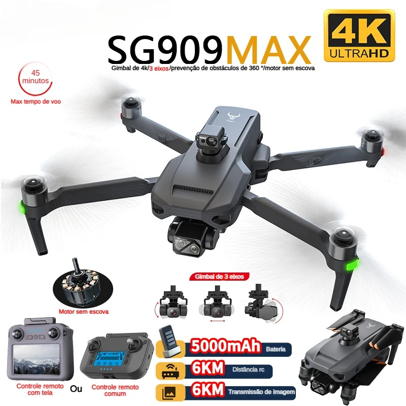 ZLL SG909 SG909MAX Dron profes - Drone Gimbal Case reseña y precio